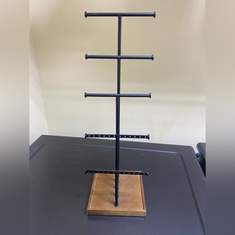 Black Jewelry Stand Tiered Organizer